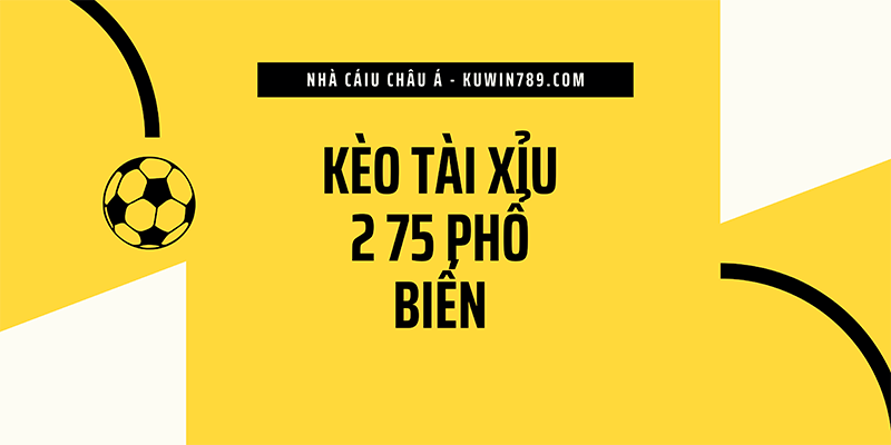 Cách chơi kèo tài xỉu 2 75 như cao thủ